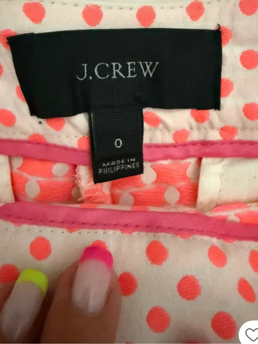 J. Crew soft pink